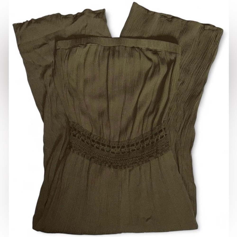 Liberty Love Olive Green Strapless Romper Size M